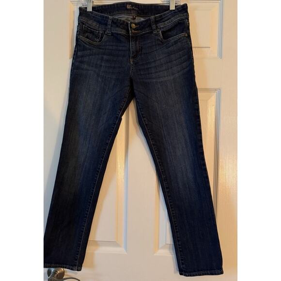 KUT from the Kloth Jeans Womens Size 8 Blue Denim Ankle Straight Leg - Picture 1 of 9